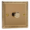 Varilight Single Matrix Dimmer Kit - Classic Georgian Brass With
