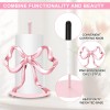 Jarthenaamcs Trendy Bow Paper Towel Holder Cute Pink Bow Knot