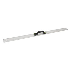 Dapetz ® Aluminium Rule Spirit Level Ruler Straight Edge - 900mm with Rebated Edge Durable Extruded Aluminium Construction Clearly-Marked Metric & Imperial Graduations