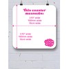 Brainbox Candy - Funny 'Work Vs Life Coaster' - Small