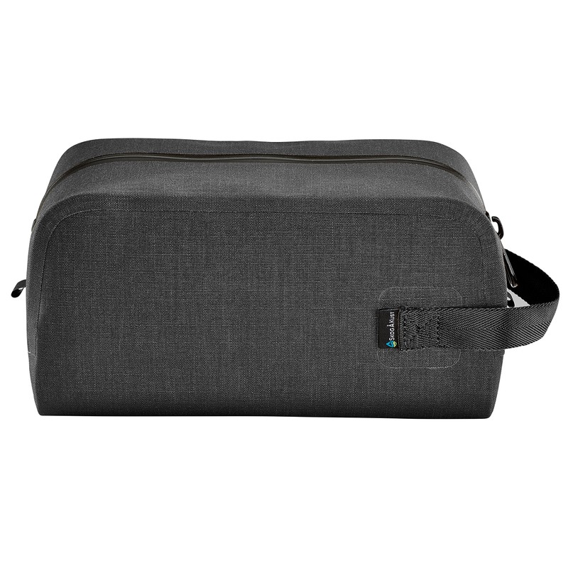 DoppSåk Waterproof & Leak-Proof Travel Toiletry Bag | Large, Black