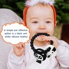 Black Goth Baby Teething Toys, Gothic Baby Teeher, Silicone Grim