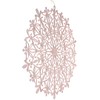 Toyland® Pack of 2-39cm Rose Gold Glitter Snowflake Pendant Christmas