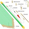 50 Feet Fiberglass Fish Tape Cable Rods, Electrical Wire Running