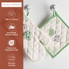 Maison d' Hermine Oven Mitt & Pot Holder 100% Cotton