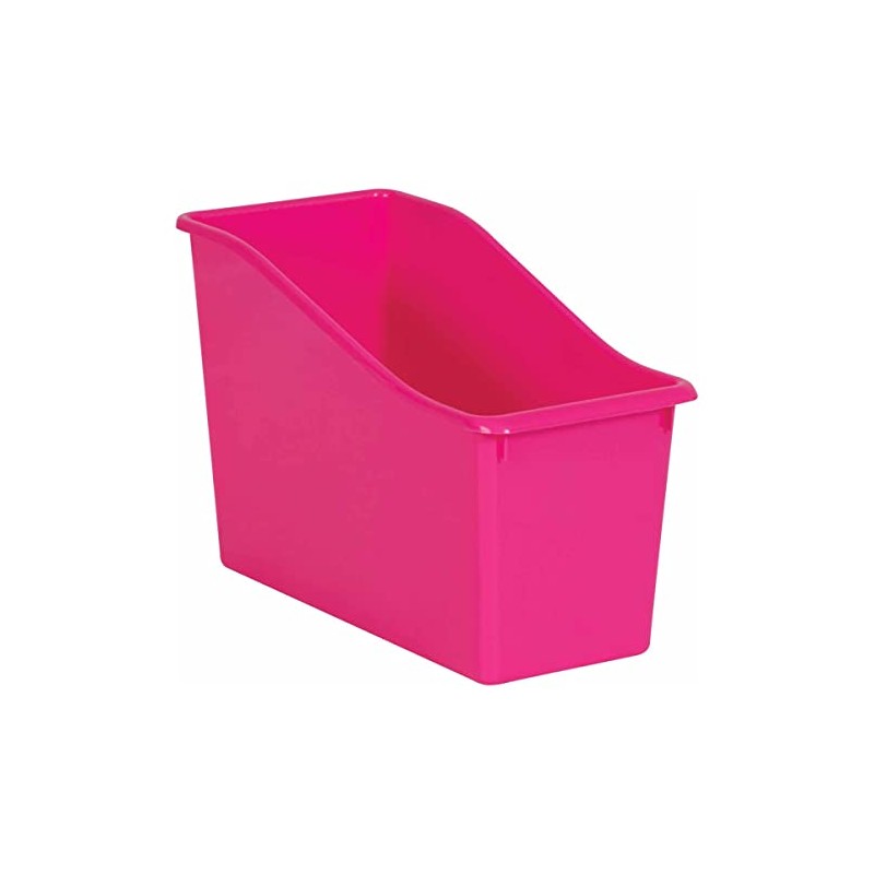 Teacher Created Resources® Pink Plastic Book Bin