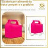 SHATCHI Confezione da 30 Sacchetti in Cartone per Pranzo da