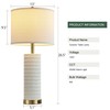 Reaketon 26.5" Ceramic Table Lamps Set of 2, 3 Way