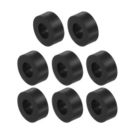 Kozelo 8pcs Rubber Spacer [12x10x25mm] Anti Vibration Isolation Pads, for Home Cars Boat Accessories, Neoprene, Black