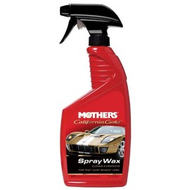 Mothers California Gold Spray Wax - 24 oz, for automotive paint care, cleans, removes water spots, protects and adds shine