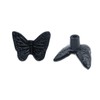 MY MIRONEY 6-Pack Butterfly Drawer Knobs Black Cabinet Decorative Pull