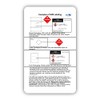 OSHA GHS Pictograms 3x5 Card Pocket Reference Guide
