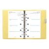 Filofax Domino Soft Organizer, Personal Size, Lemon - Smooth, Leather-Look,