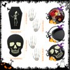 4 Pcs Halloween Party Decorations - 2 Pcs Halloween Coffin