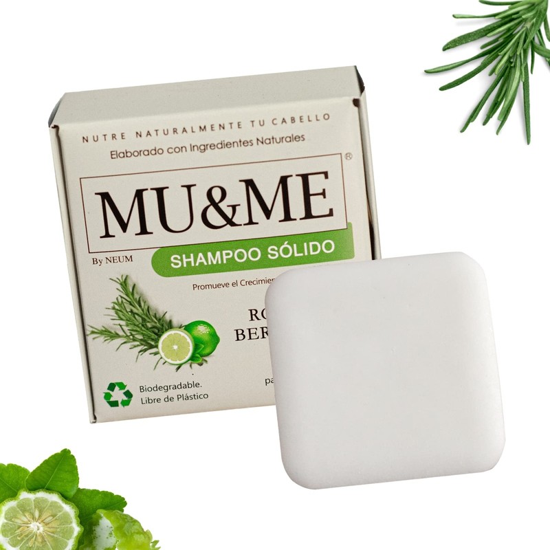 MUYME | Shampoo Sólido Romero & Bergamota 140 gr |