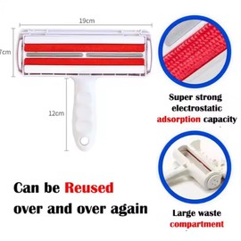 Pet Hair Remover Roller, Reusable Animal Hair Removal Brush for Dogs and Cats, Self Clean Pet Fur from Carpet, Furniture, Rugs, Laundry, Clothes and Bedding, Sofa