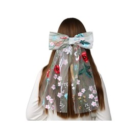 Lace Embroidered Floral, Hair Bows for Women, Girls, Hair Combs and Accessories for Girls and Women