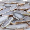 KYEYGWO 10 Pcs Polished Agate Geode Slices Stone for Home