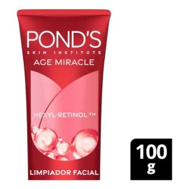 Pond's Age Miracle Limpiador Facial en Espuma con Hexyl-Retinol, 100g