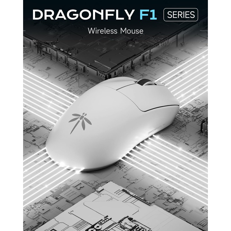 VGN Dragonfly F1 Pro Wireless Gaming Mouse, 49g Ultra-Lightweight, PAW3395
