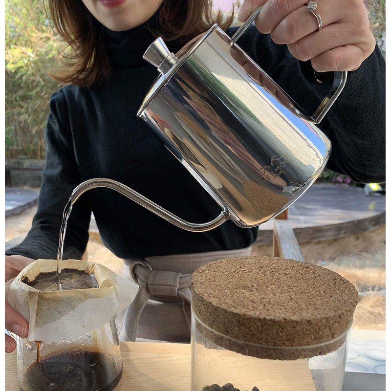 MERMOO YILAN Coffee Drip Pot, For 2 - 3 People,
