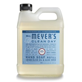 MRS. MEYER'S CLEAN DAY Hand Soap Refill Rain Water Scent 33 Fl Oz (Pack of 4)