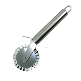 PARENCE - Pizza Roulette - Dough and Pizza Cutter Made of Stainless Steel - Pizza Cut of 19 x 6.5 cm - Easy Storage Hanger