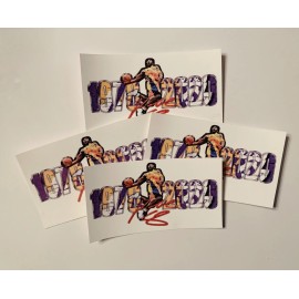 CUSTOM 3” KOBE BRYANT LAKERS STICKER DECAL