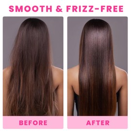 Pure Bali Hair Serum - no Rinse with Argan Macadamia & Avocado Oils - Vitamins A, E, Pro B5 - Conditioner for Women & Men - Travel-Size