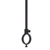 30" Shower Curtain Rod Ceiling Support (Oil Rubbed Bronze)