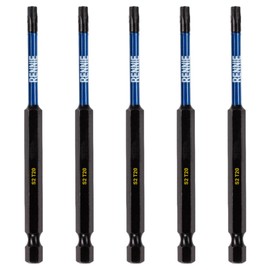 5 x Rennie Tools 100mm Long T20 TX20 Impact Screwdriver Driver Bits Set. Heavy Duty Magnetic Torx Screwdriver Bit Set. Black Oxide Coated Torx Impact Driver Bits. Torx Bit Set.