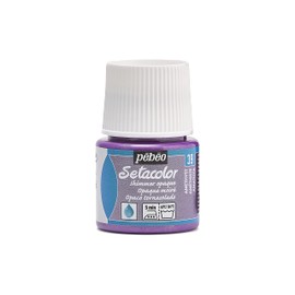 Pébéo 295039 1 Bottle of Setacolor Opaque Iridescent Amethyst Fabric/Silk Paint 45ml