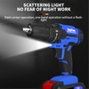 21V Cordless Drill, Electric Screwdriver, Max 45Nm Power Tools Electric