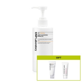 Cha & Park CNP Deep Cleansing Perfecta Large Size 300ml + Exclusive Free Gift (Deep Cleansing Perfecta 50ml + Peeling Gel 31ml) / CNP 딥 클렌징 퍼펙타 대용량 300ml + 단독 사은품 (딥클렌징 퍼펙타 50ml + 필링젤31ml)