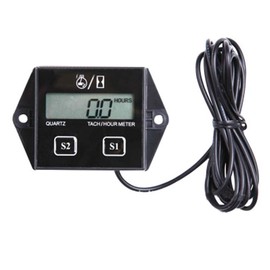 Digital Display Tachometer Engine Tach Hour Meter Gauge Inductive Car Stroke Engine LCD Display for Car Motor Boat