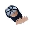 Mesh Cap 3 Pk Black Shaper Inserts for Trucker Hats,