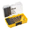 DEWALT DEWDT70728QZ 19PC HSS BLACK AND GOLD DRILL SET, Black/Yellow,