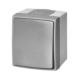 Miratic Surface-Mounted Light Switch with Backlight High-Quality Toggle Switch Surface-Mounted Light Switch Surface-Mounted Robust and Durable Light Switch IP55 (no backlight)