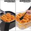AKOLAFE 3 Pack Air Fryer Rack Square for Ninja, 8