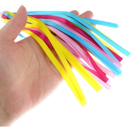 Kids Bicycle Streamer, 1 Pair Bicycle Handlebar Streamers Rainbow Bicycle Streamers for Kids Bike, Kids Scooter, Girls, Boys