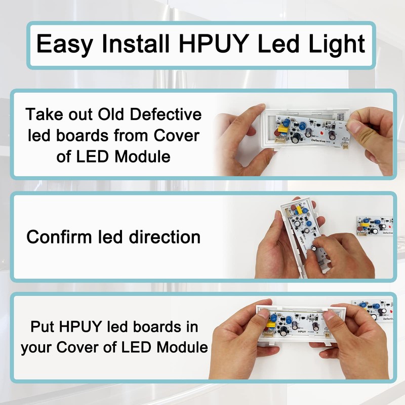 HPUY W10515058 Compatible for whirlpool kenmore Maytag freezer led light