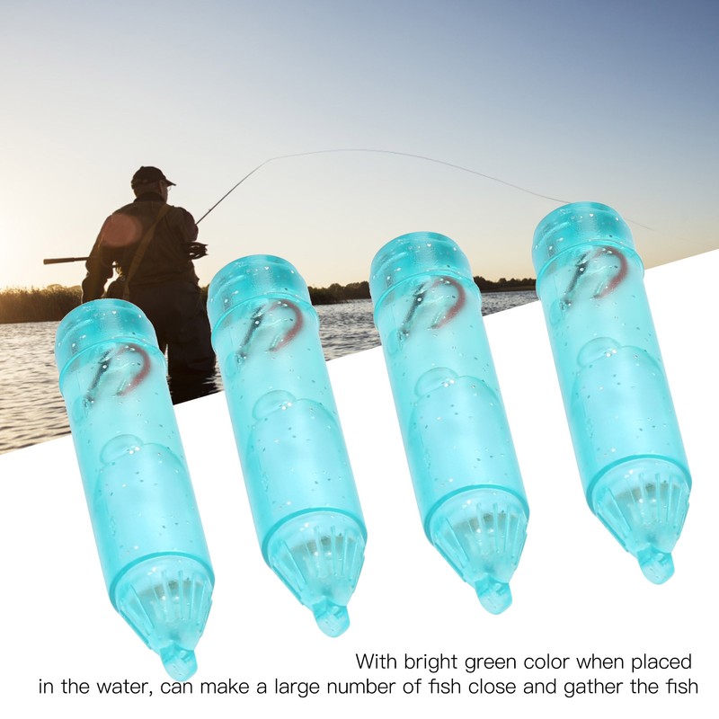4Pcs Fishing LED Lure Light Underwater Lure Lamp Waterproof Bait