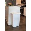 Rubbermaid Spring Top Kitchen Bathroom Trash Can with Lid, 13-Gallon,