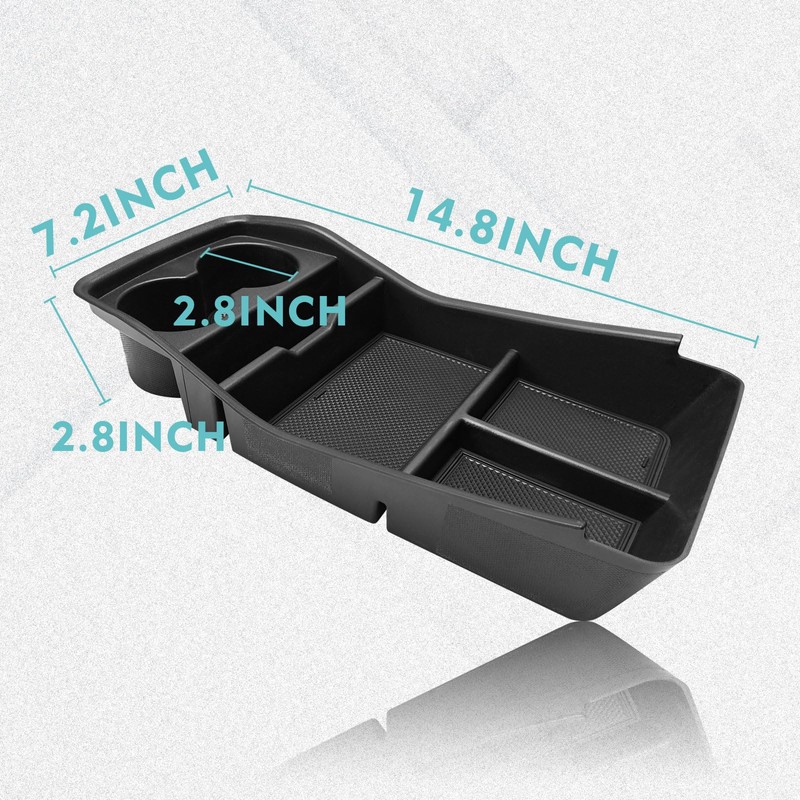 BestEvMod for EV9 Lower Center Console Organizer Tray Interior Accessories
