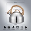 MARSKITOP Tea Kettle Stove Top, Food Grade Stainless Steel Whistling