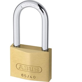 Abus - 65/40mm Brass Padlock 40mm Long Shackle Carded