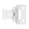 4 Pack (2 Pair) White Cabinet Hinges for Kitchen Cabinet