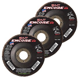 SAIT Encore Flap Discs Type 29 60 Grit 4-1/2 inch Flap Discs Qty 10