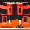 Heavy Duty Hot Air Gun 2000W, Heat Gun 300℃- 600℃