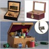 sourcing map 2Pcs Box Quadrant Hinge, 22x28mm Box Hinge Cases